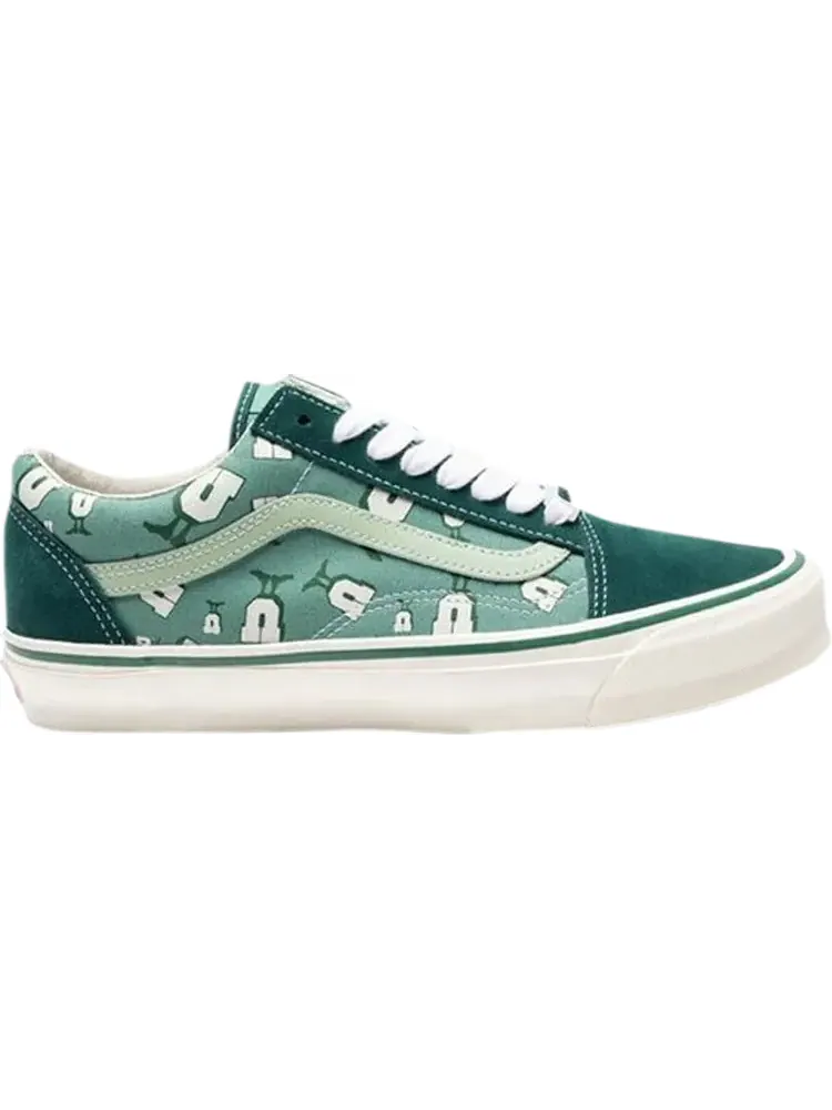 Кеды Vans Undefeated x OG Old Skool LX U-Man Bistro - Green — изображение 1 из 1, зеленый