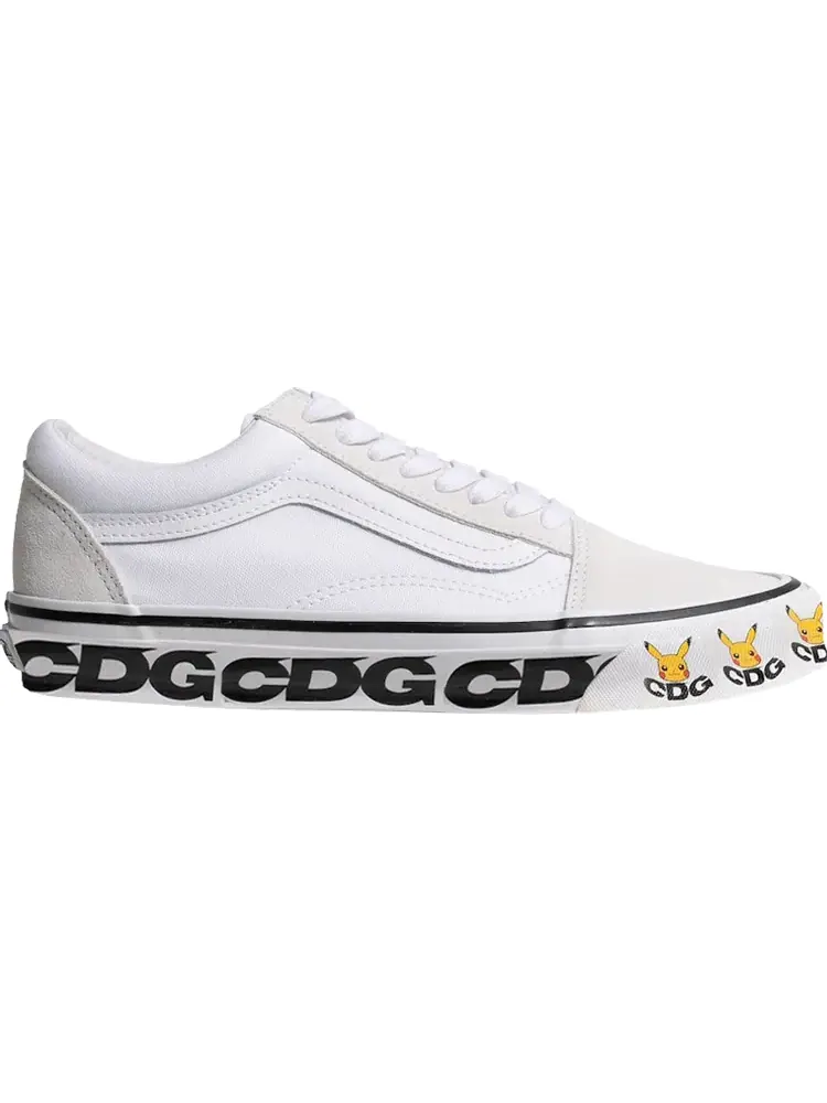 Кеды Vans Comme des Garçons x Pokémon x OG Old Skool LX Pikachu — изображение 1 из 1, белый
