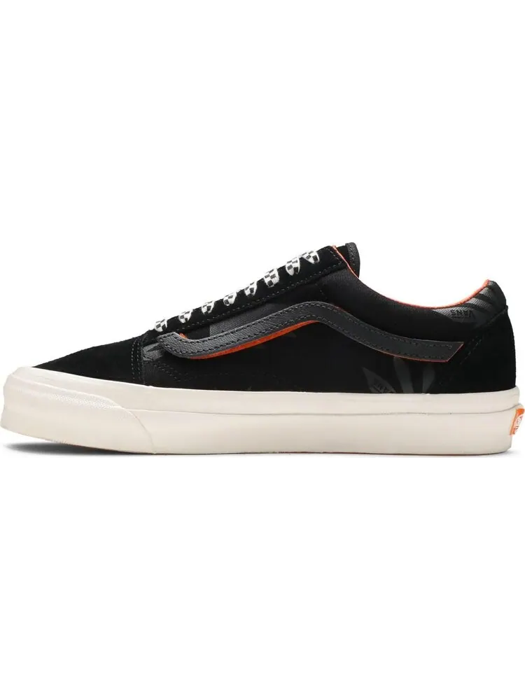Кеды Vans Porter-Yoshida & Co. x OG Old Skool LX Floral Checkerboard - Black — изображение 3 из 8, черный