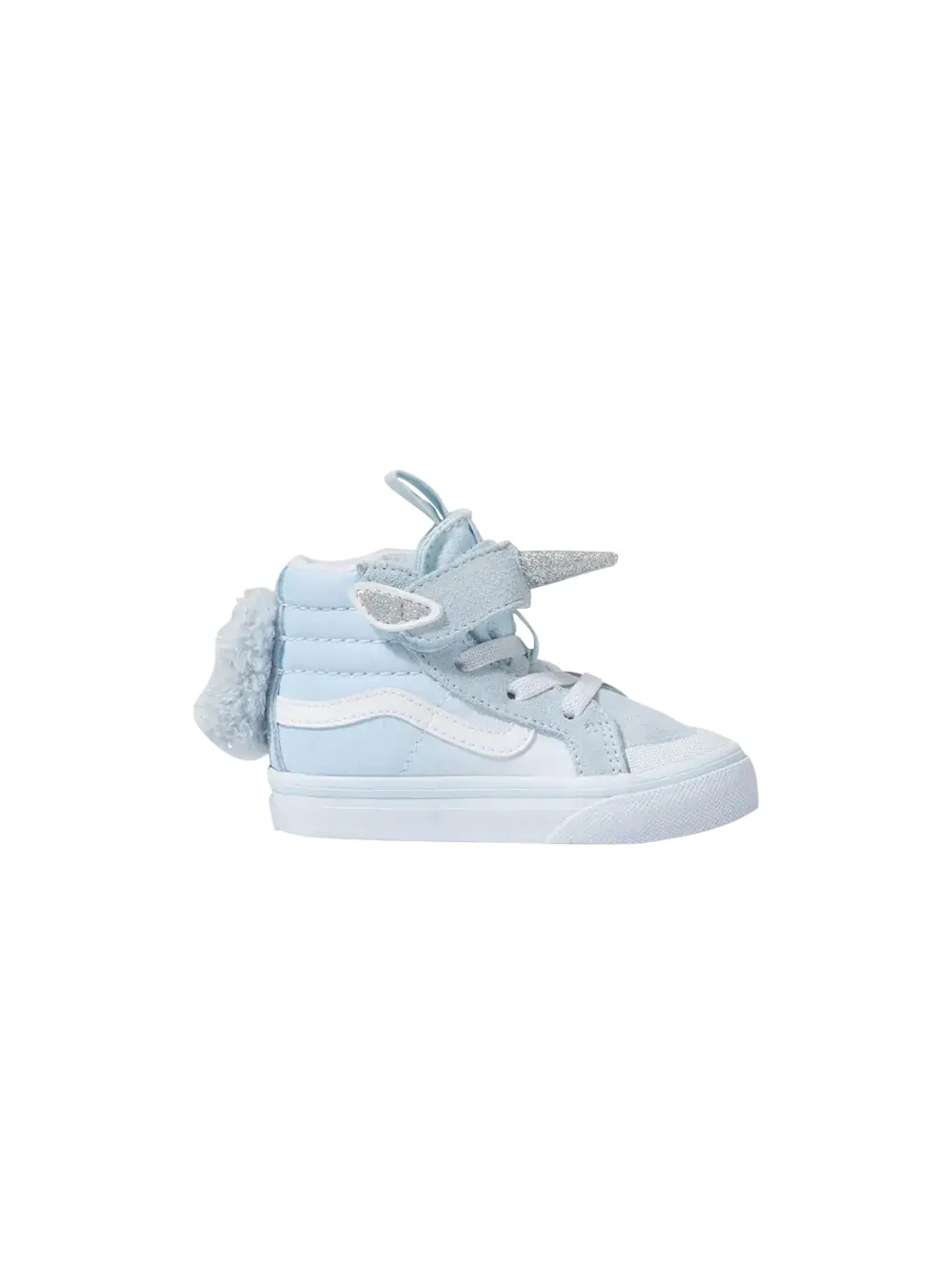 Кроссовки Sk8-Hi Toddler Vans — изображение 1 из 1, синий/серебристый