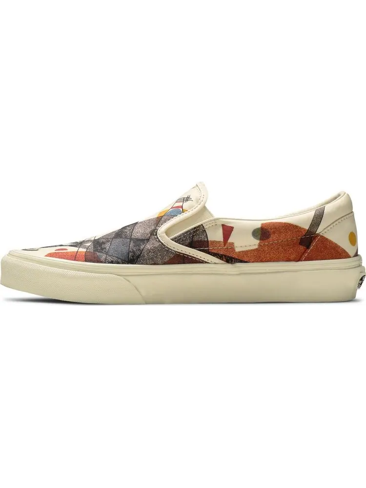 Кеды Vans MoMA x Classic Slip-On Vasily Kandinskys Orange — изображение 3 из 8, бежевый