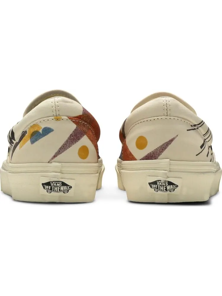 Кеды Vans MoMA x Classic Slip-On Vasily Kandinskys Orange — изображение 6 из 8, бежевый