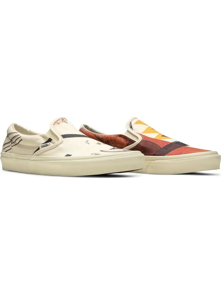 Кеды Vans MoMA x Classic Slip-On Vasily Kandinskys Orange — изображение 8 из 8, бежевый
