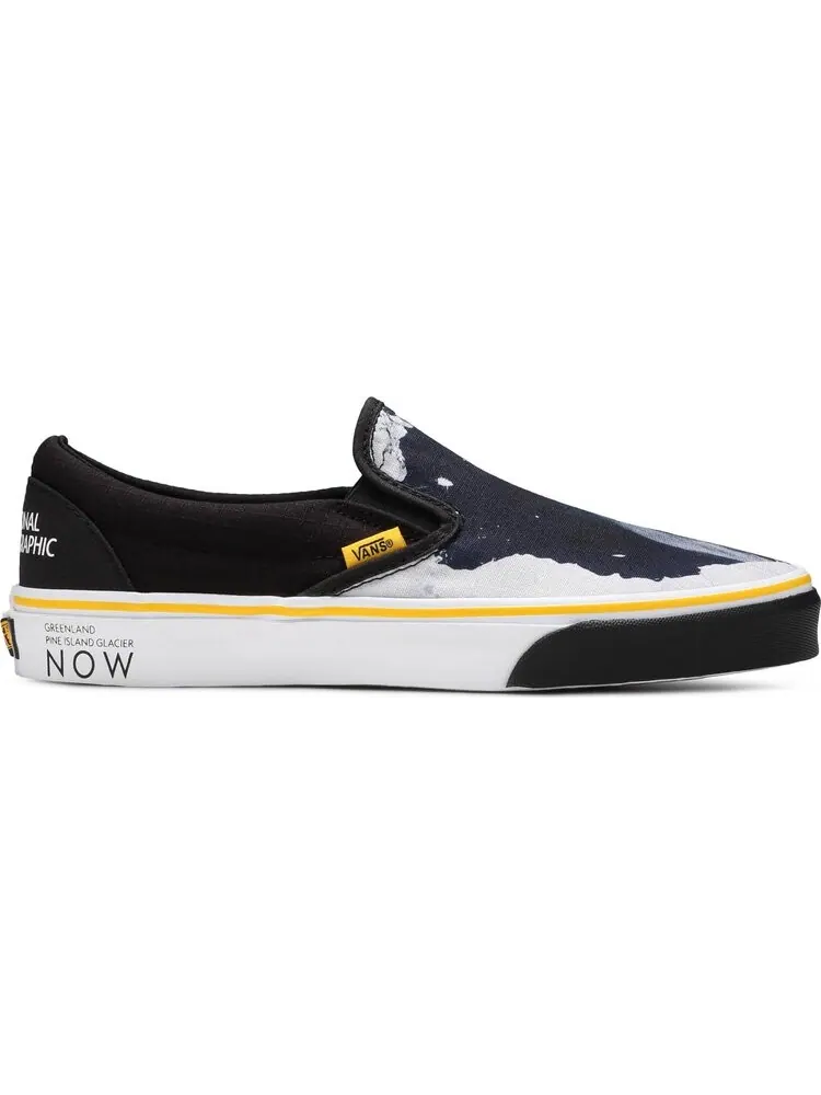 Кеды Vans National Geographic x Classic Slip-On Then Now Glacier — изображение 1 из 8, черный
