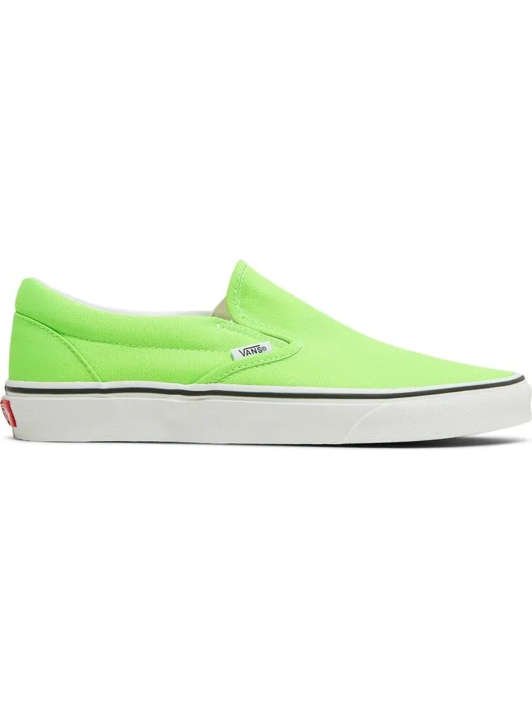 Кеды Vans Classic Slip-On Neon - Green Gecko — изображение 1 из 8, зеленый
