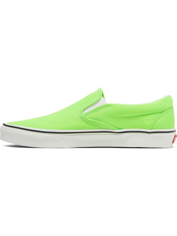 Кеды Vans Classic Slip-On Neon - Green Gecko — изображение 3 из 8, зеленый