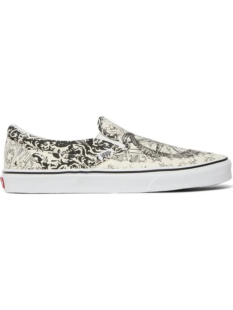 Кеды Vans Classic Slip-On Ouroboros — изображение 1 из 8, белый