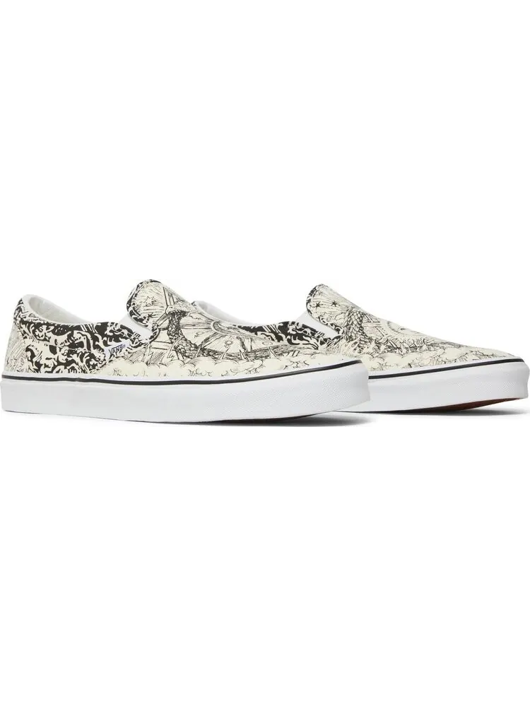 Кеды Vans Classic Slip-On Ouroboros — изображение 8 из 8, белый