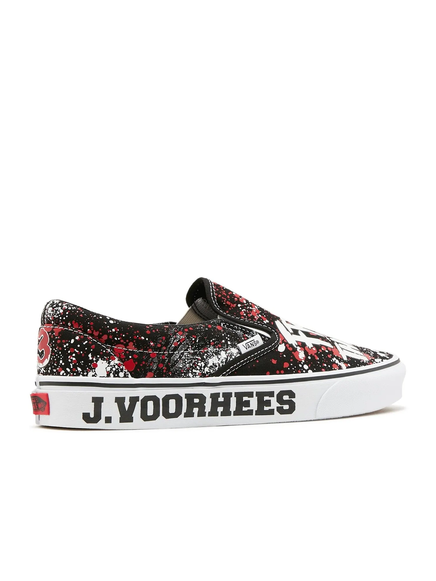 Кроссовки Vans House Of Terror X Classic Slip-On 'Friday The 13Th' — изображение 3 из 4, черный