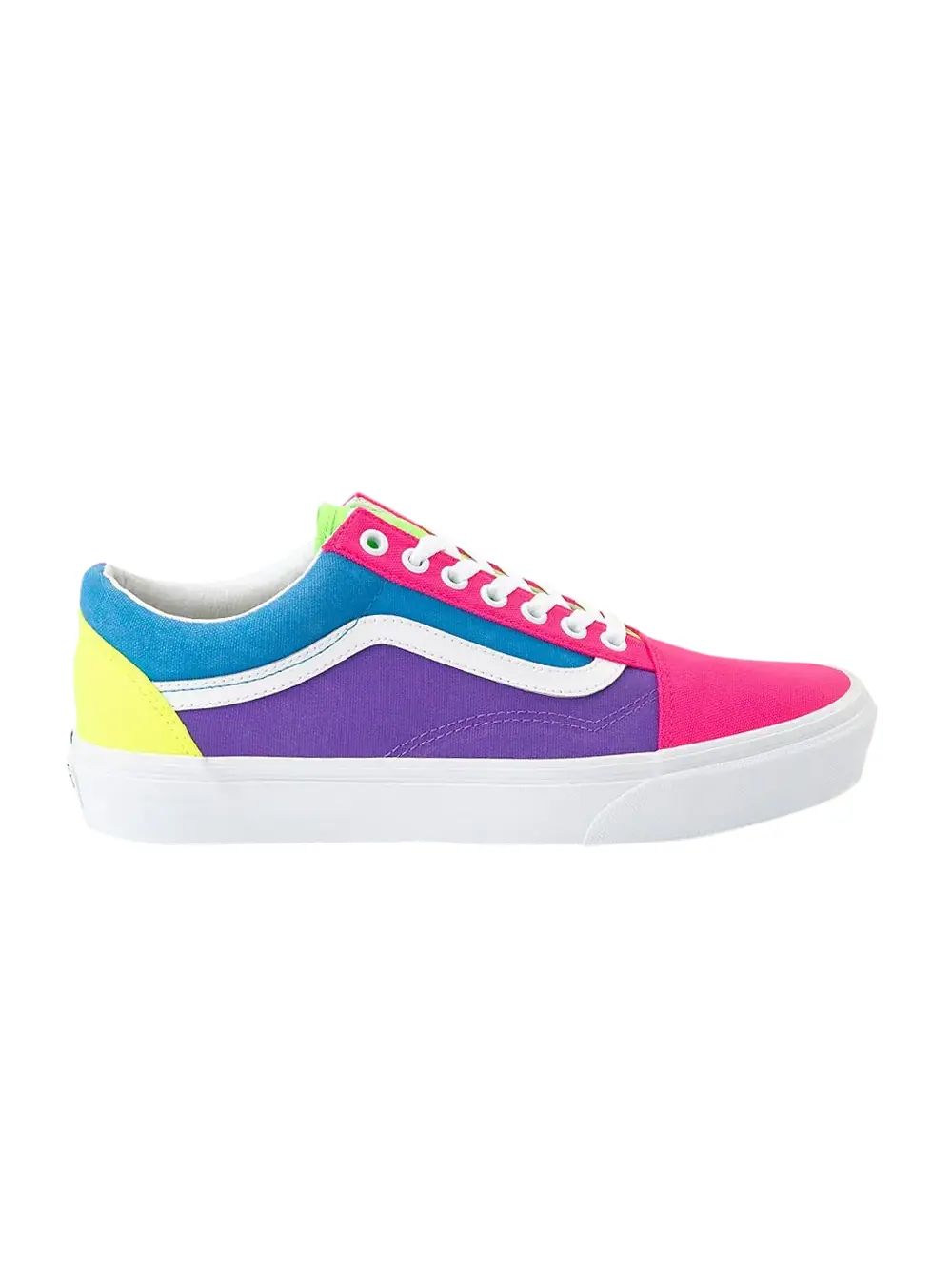 Кроссовки Old Skool Vans — изображение 1 из 1, неоновый мульти/белый
