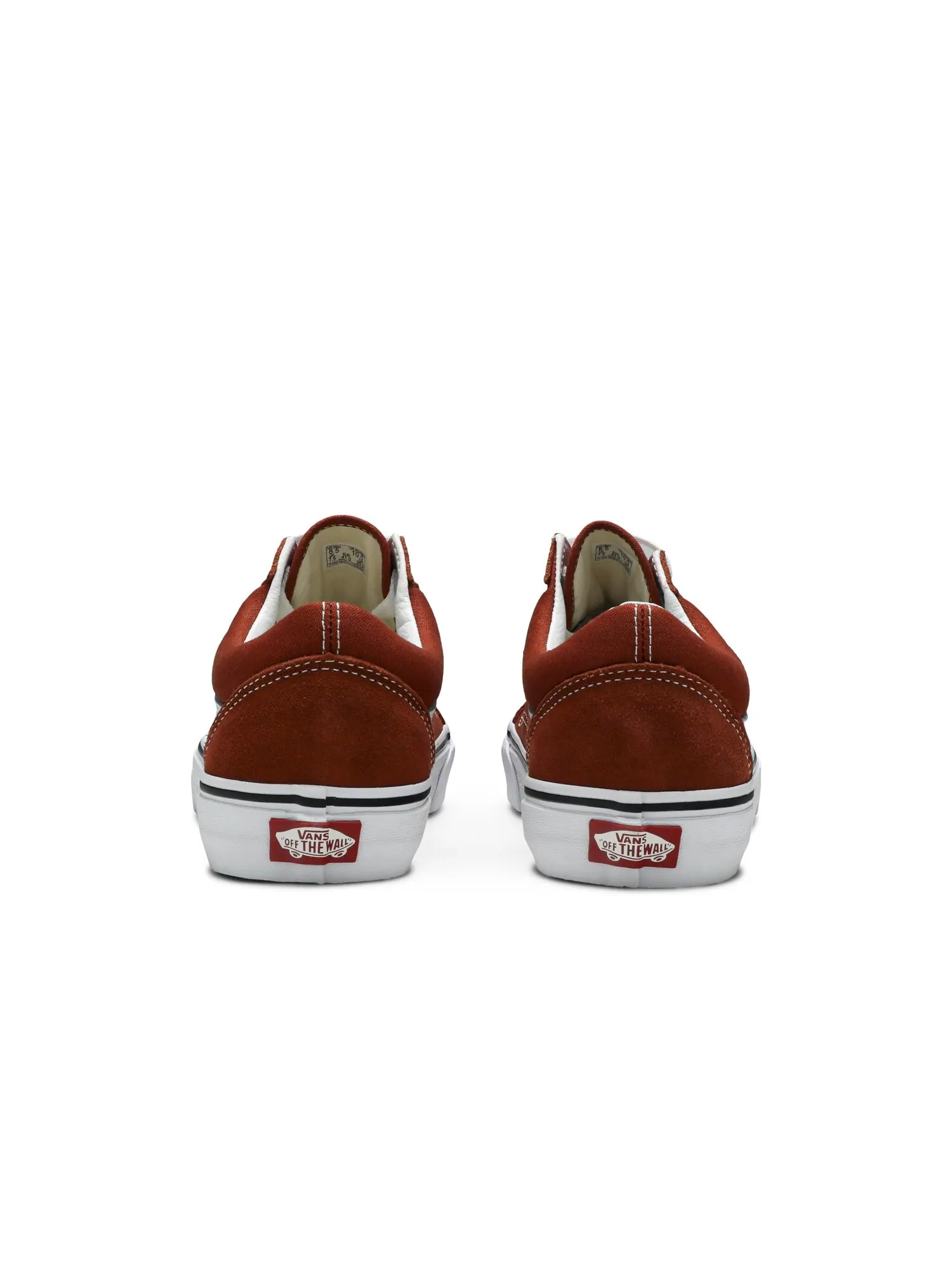 Кроссовки женские Old Skool Vans, кирпичный — изображение 6 из 8, белый