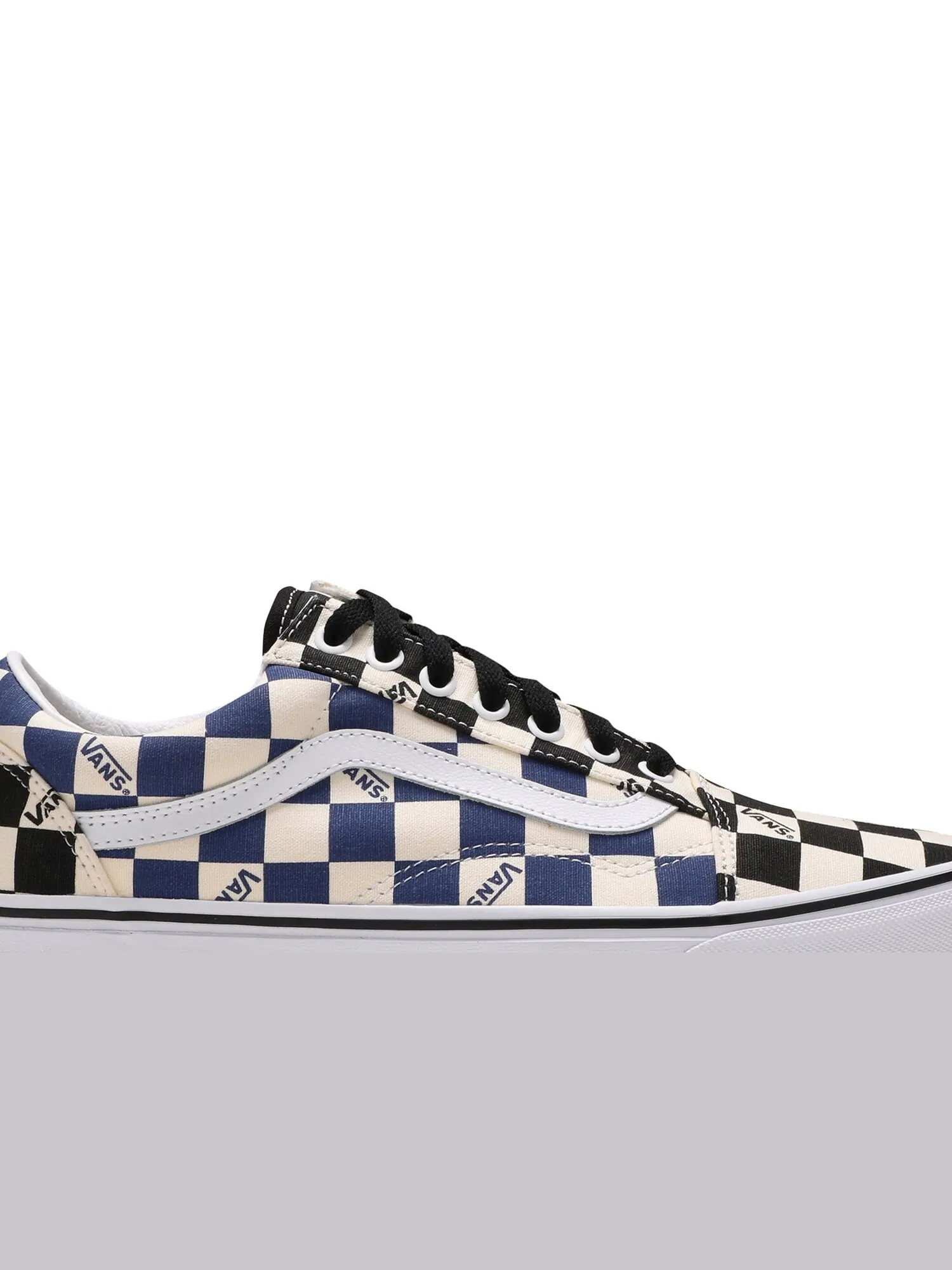 Кроссовки Old Skool Vans — изображение 2 из 8, черный/темно-синий