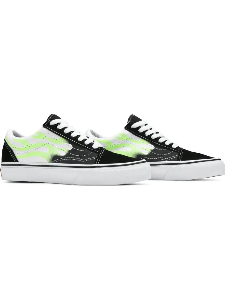 Кеды Vans Old Skool Flame Black White — изображение 8 из 8, черный