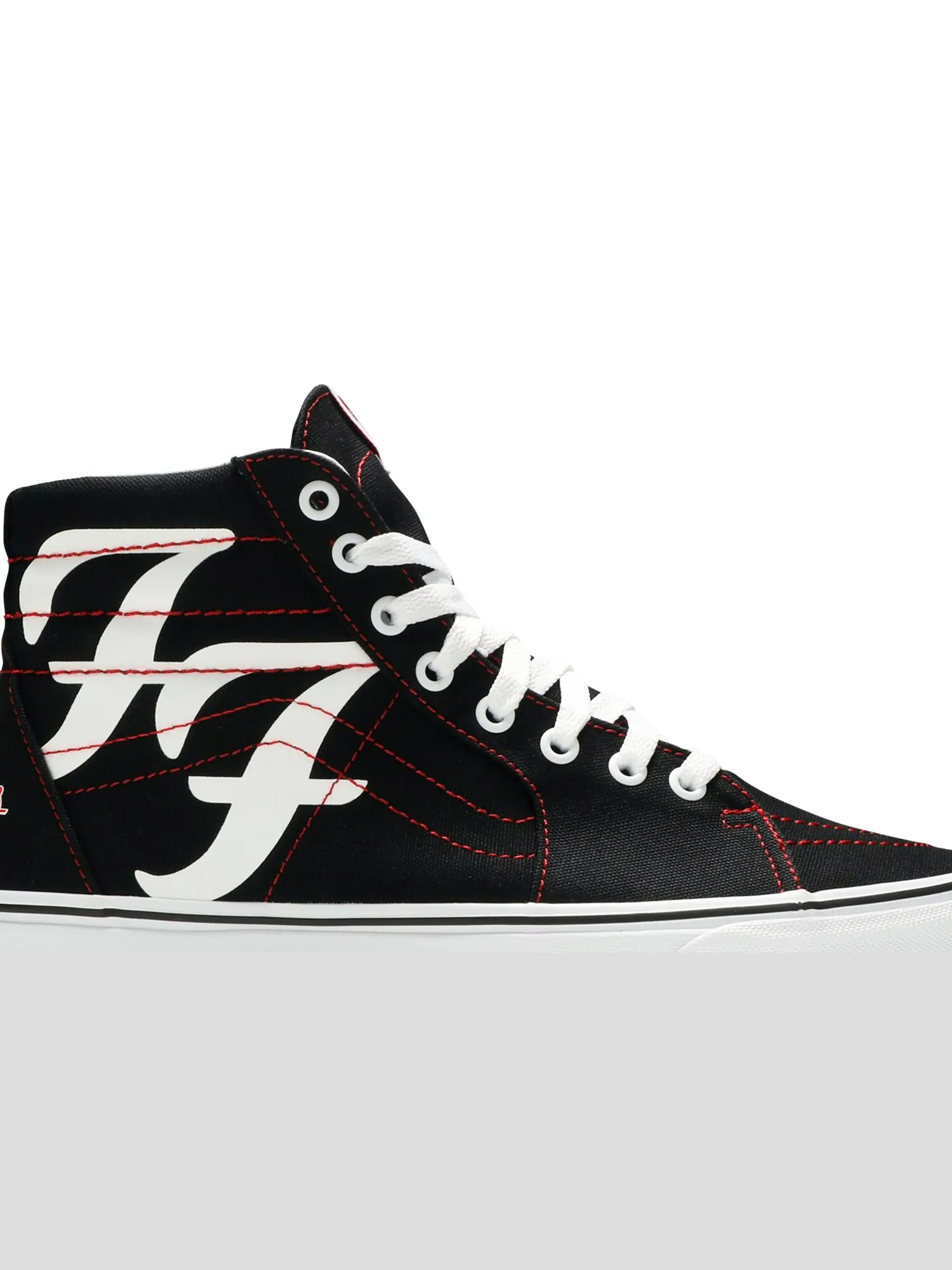 Кроссовки Foo Fighters x Sk8-Hi Vans — изображение 2 из 8, черный/белый