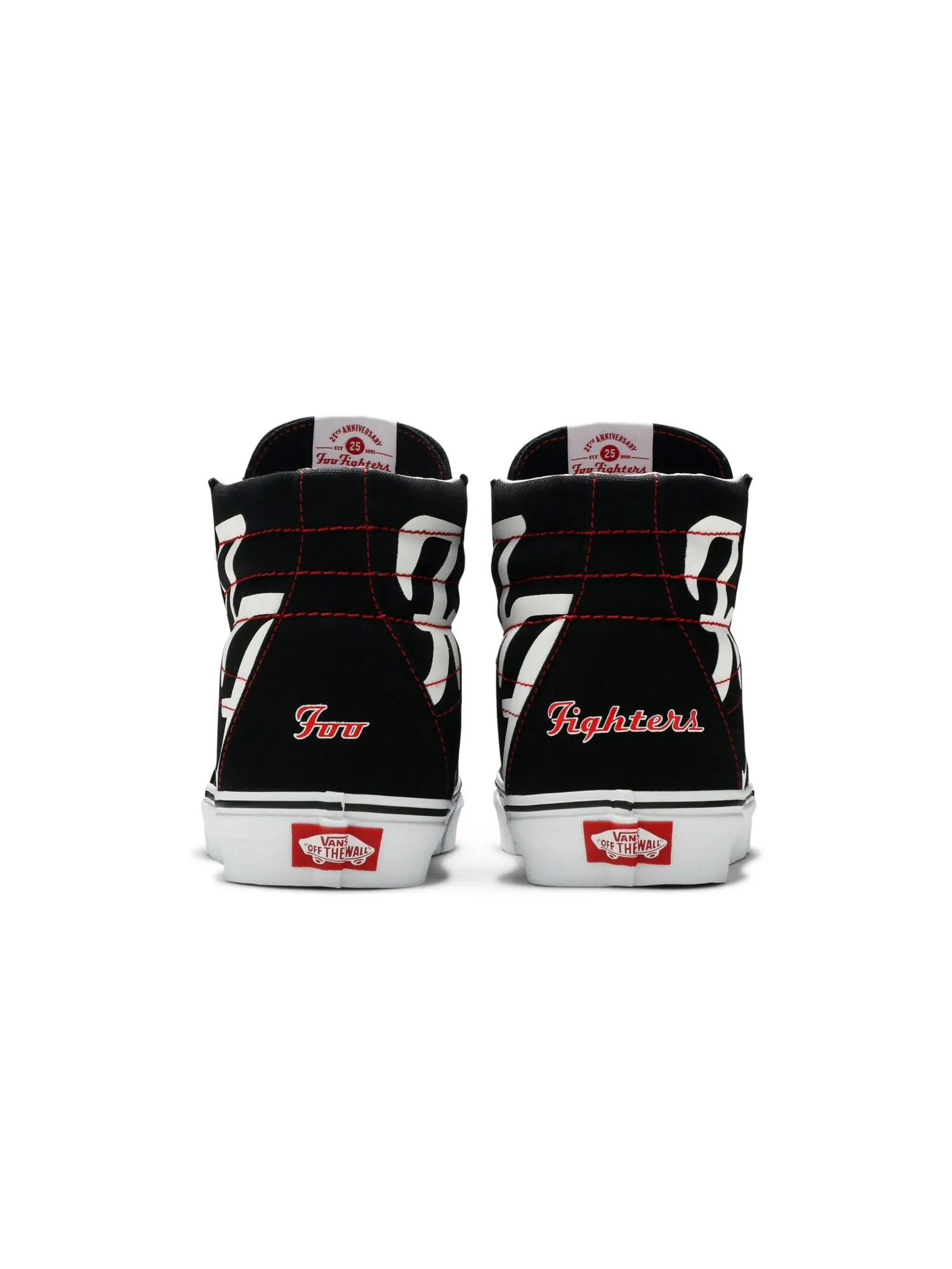 Кроссовки Foo Fighters x Sk8-Hi Vans — изображение 6 из 8, черный/белый