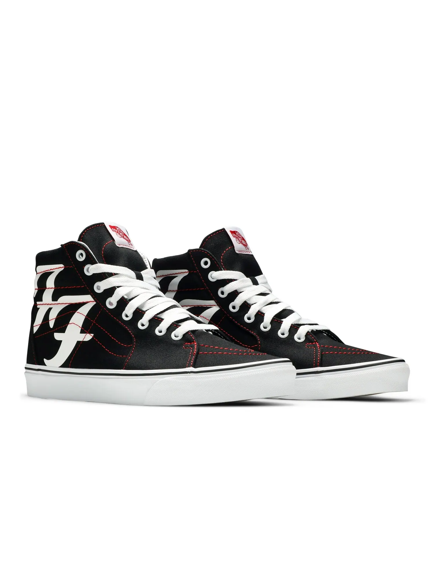Кроссовки Foo Fighters x Sk8-Hi Vans — изображение 8 из 8, черный/белый