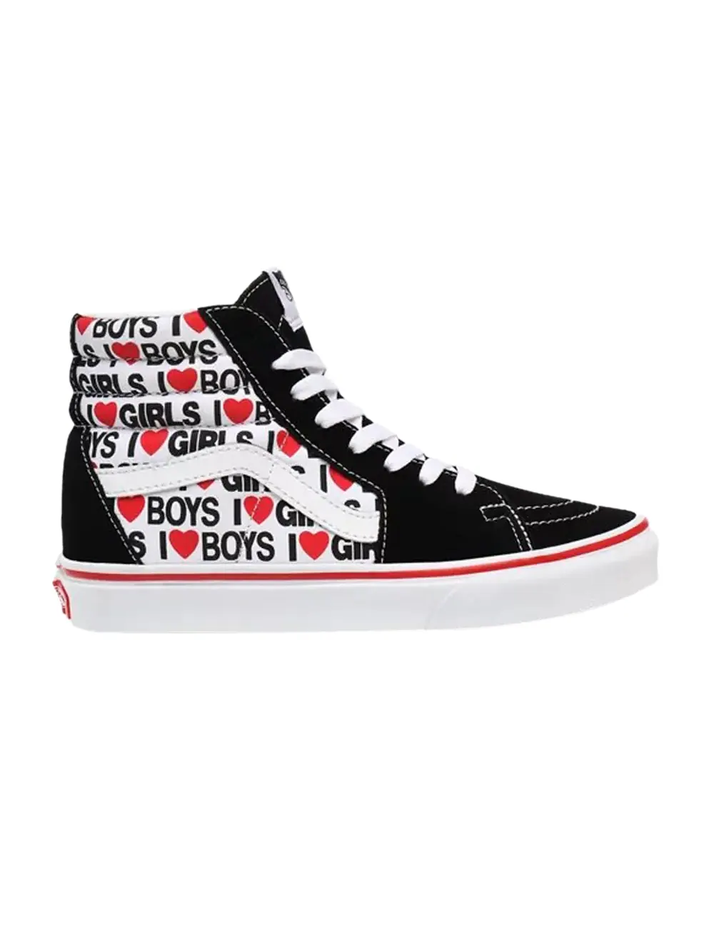 Кроссовки Wmns Sk8-Hi Vans — изображение 1 из 1, черный/белый