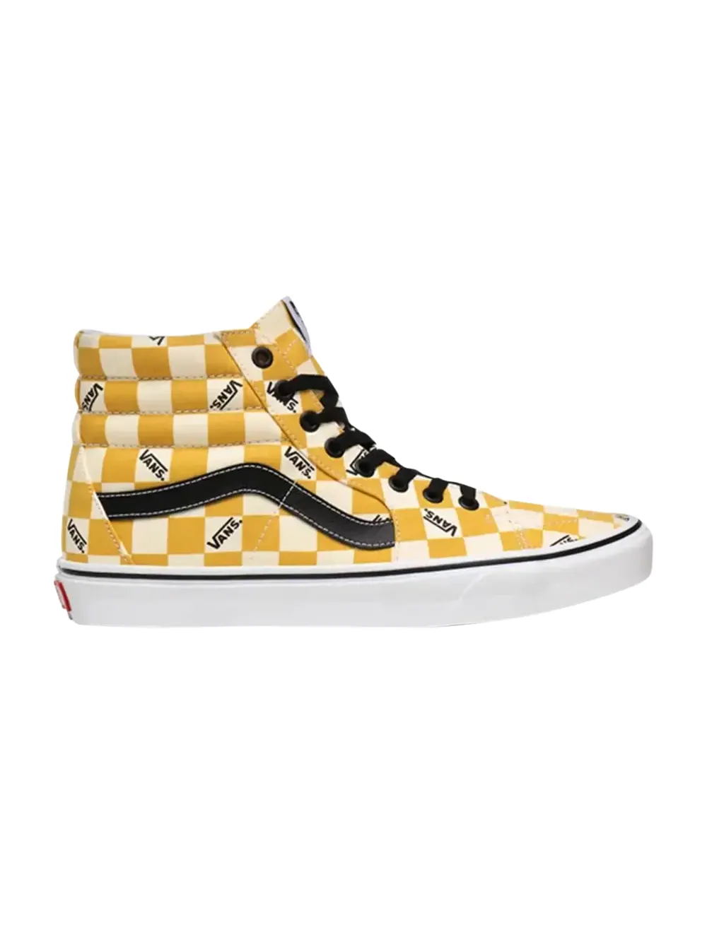 Кроссовки Sk8-Hi Vans — изображение 1 из 1, желтый/белый