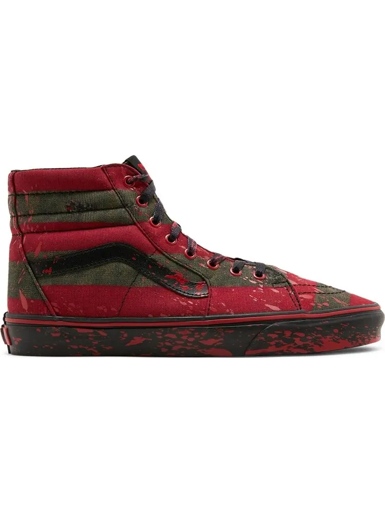 Кеды Vans House of Terror x Sk8-Hi The Nightmare on Elm Street — изображение 1 из 8, красный