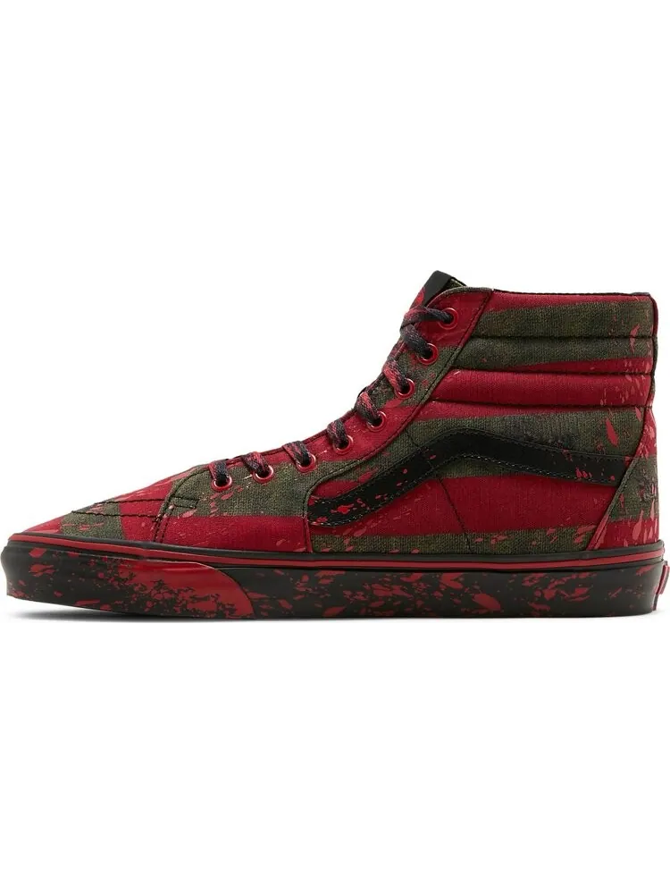 Кеды Vans House of Terror x Sk8-Hi The Nightmare on Elm Street — изображение 3 из 8, красный