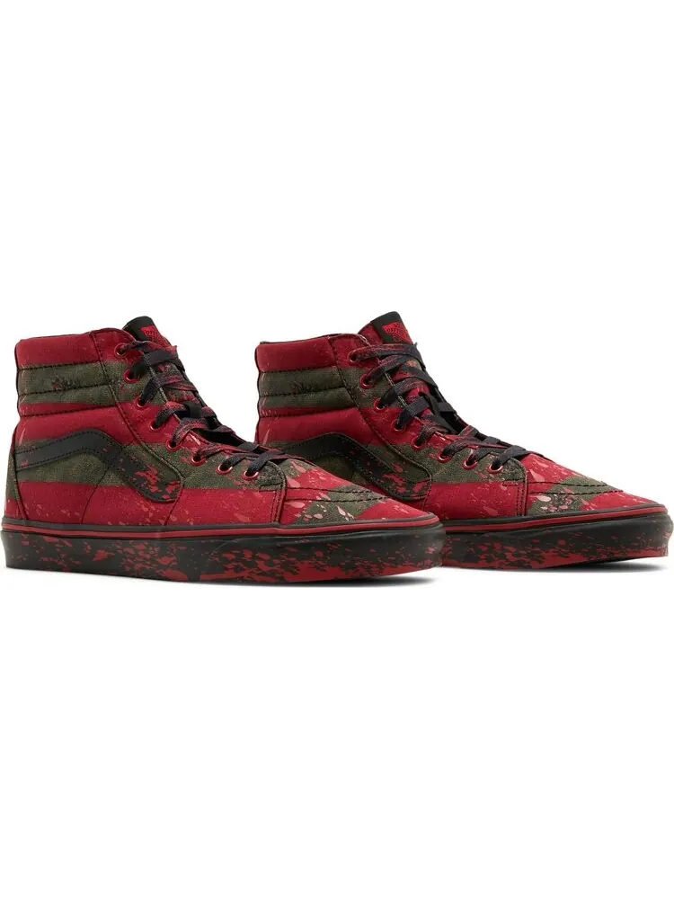 Кеды Vans House of Terror x Sk8-Hi The Nightmare on Elm Street — изображение 8 из 8, красный