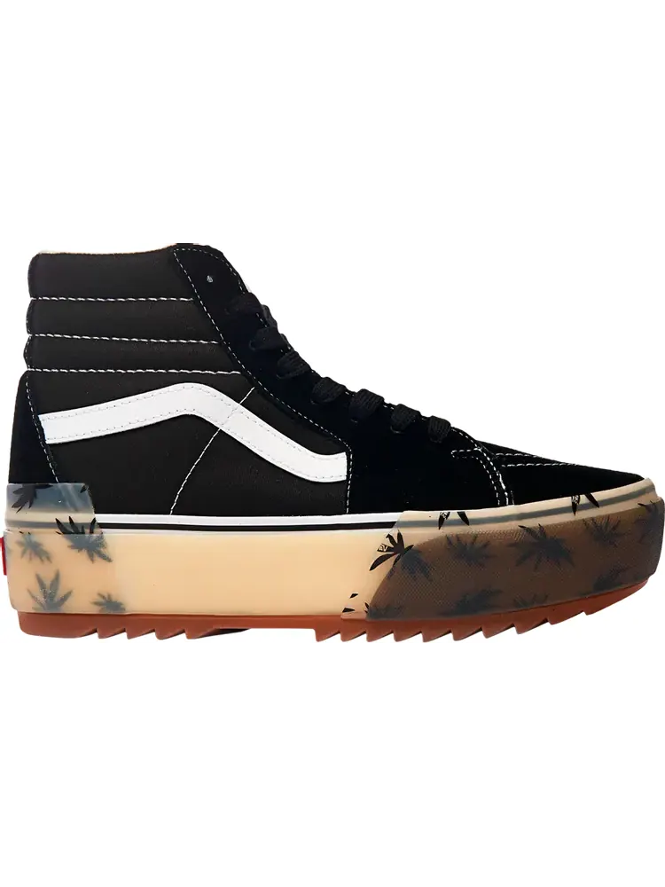 Кеды Vans Sk8-Hi Stacked LX Palm Black — изображение 1 из 1, черный