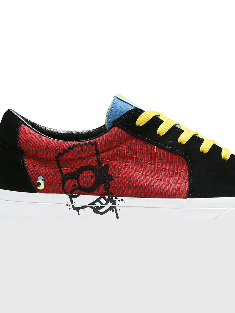Кеды Vans The Simpsons x Sk8-Low El Barto — изображение 2 из 8, красный