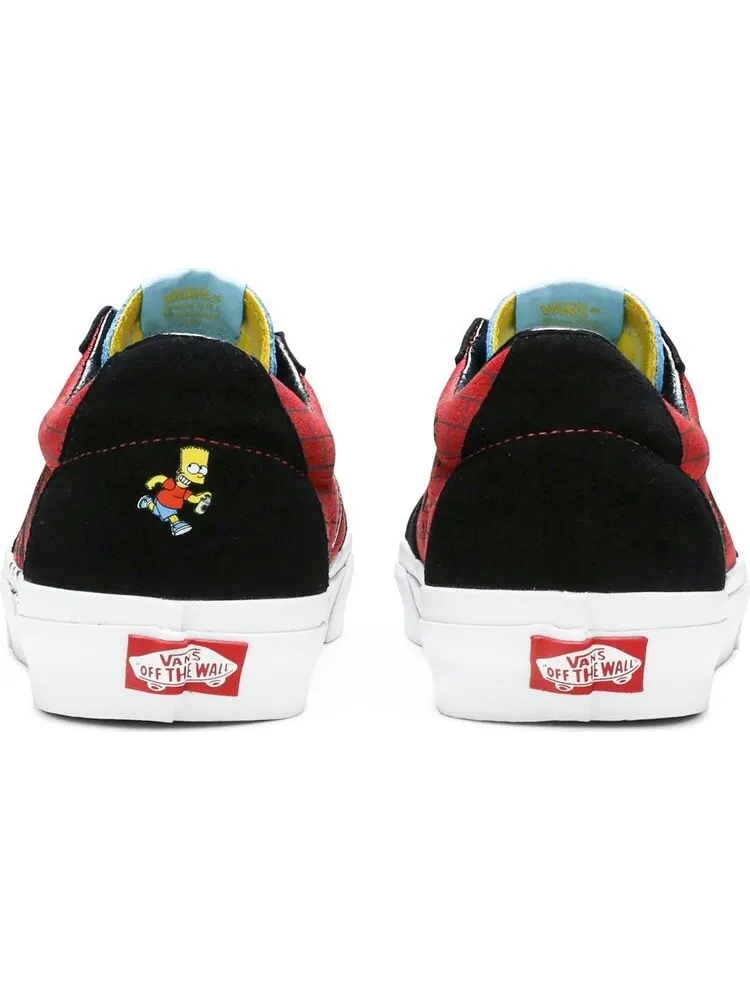 Кеды Vans The Simpsons x Sk8-Low El Barto — изображение 6 из 8, красный