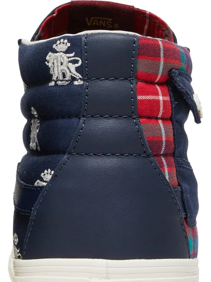 Кеды Vans Baracuta x Sk8-Hi Pocket Vault LX Tartan Plaid — изображение 7 из 8, синий