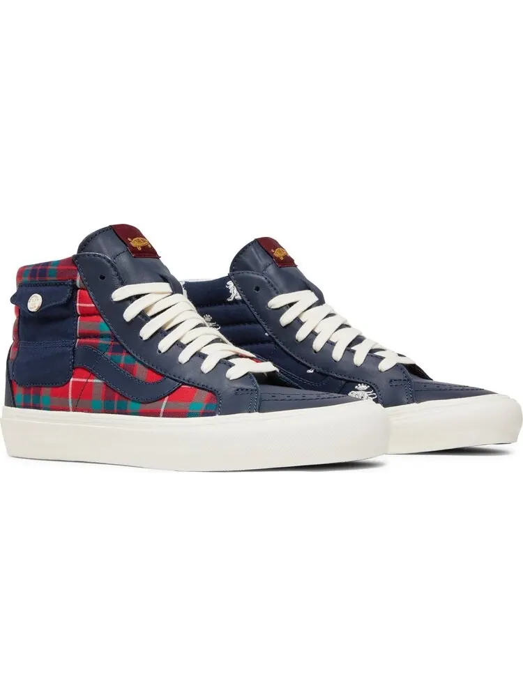 Кеды Vans Baracuta x Sk8-Hi Pocket Vault LX Tartan Plaid — изображение 8 из 8, синий