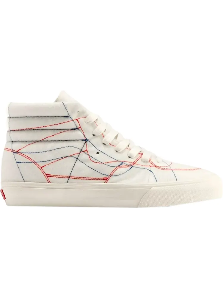 Кеды Vans Vault Sk8-Hi LX DIY Taka Hayashi - Marshmallow — изображение 1 из 1, белый