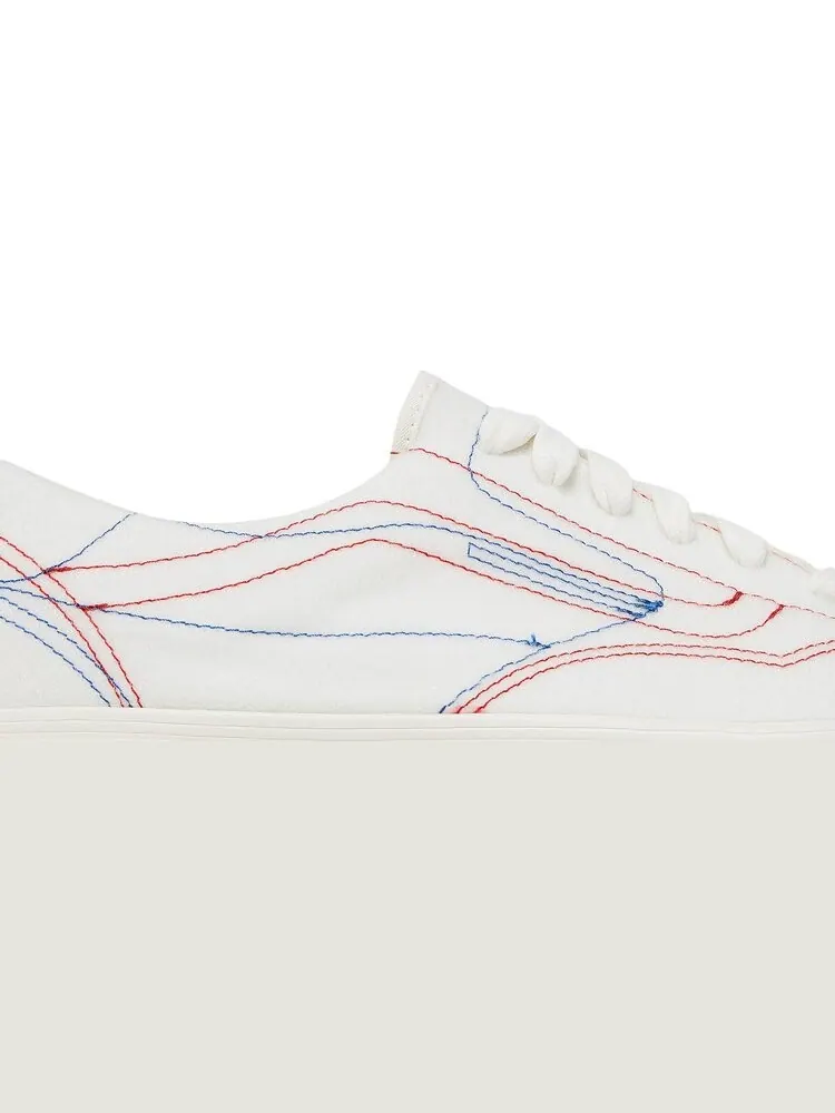 Кеды Vans Taka Hayashi x Sk8-Low LX DIY - Marshmallow — изображение 2 из 8, белый