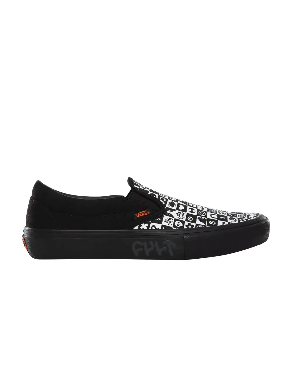 Слипоны Cult x Slip-On Pro Vans — изображение 1 из 1, черный