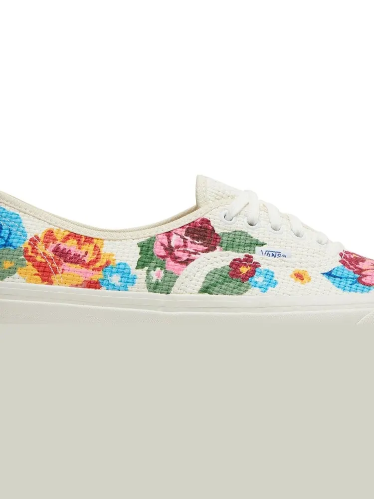 Кеды Vans Authentic 44 DX Anaheim Factory - Floral — изображение 2 из 8, белый
