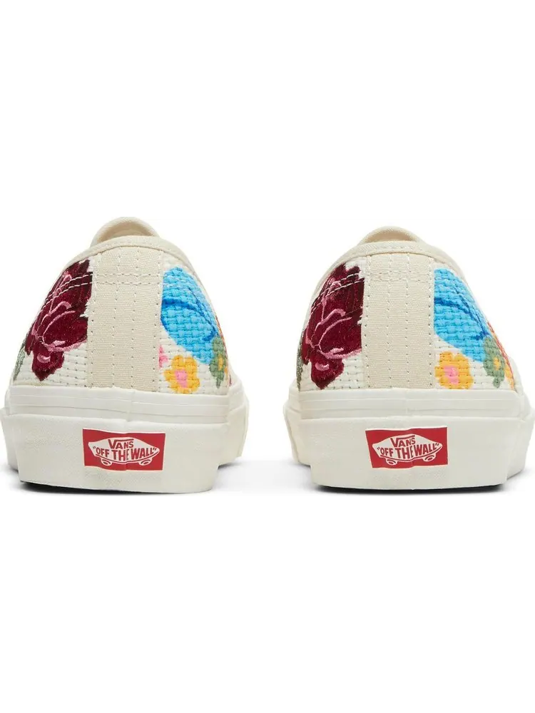 Кеды Vans Authentic 44 DX Anaheim Factory - Floral — изображение 6 из 8, белый