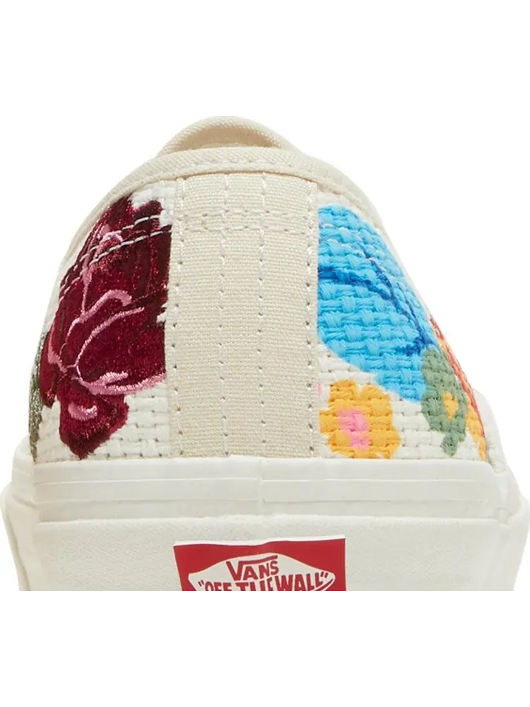 Кеды Vans Authentic 44 DX Anaheim Factory - Floral — изображение 7 из 8, белый