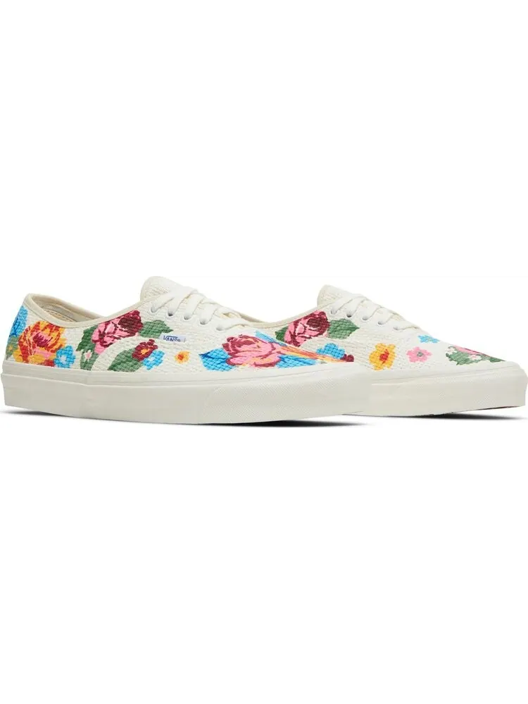 Кеды Vans Authentic 44 DX Anaheim Factory - Floral — изображение 8 из 8, белый