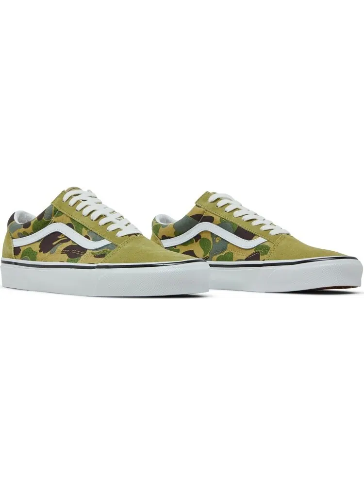 Кеды Vans BAPE x Old Skool 36 DX Green Camo — изображение 8 из 8, зеленый