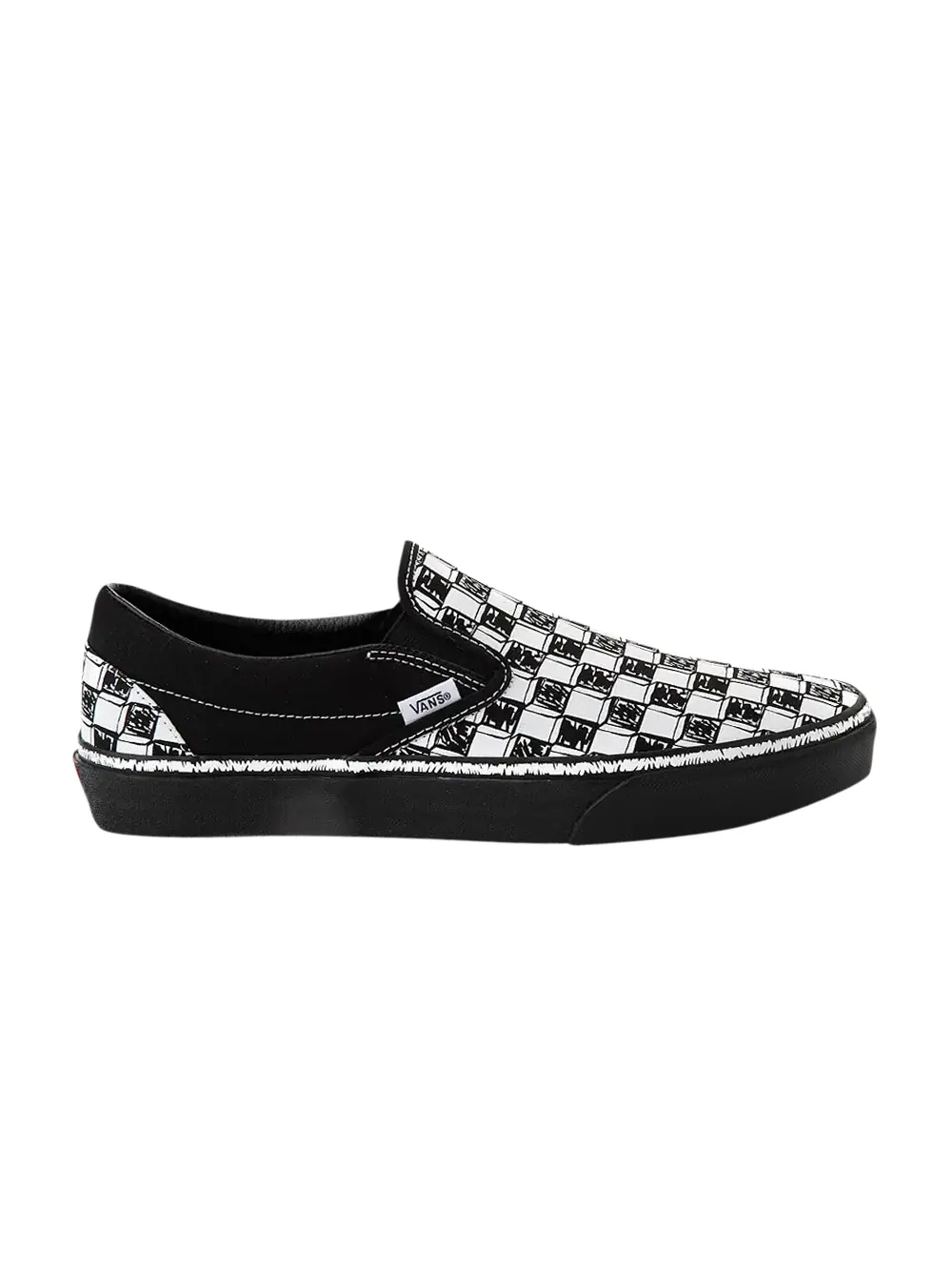 Классические слипоны Vans — изображение 1 из 1, черный/черный/белый