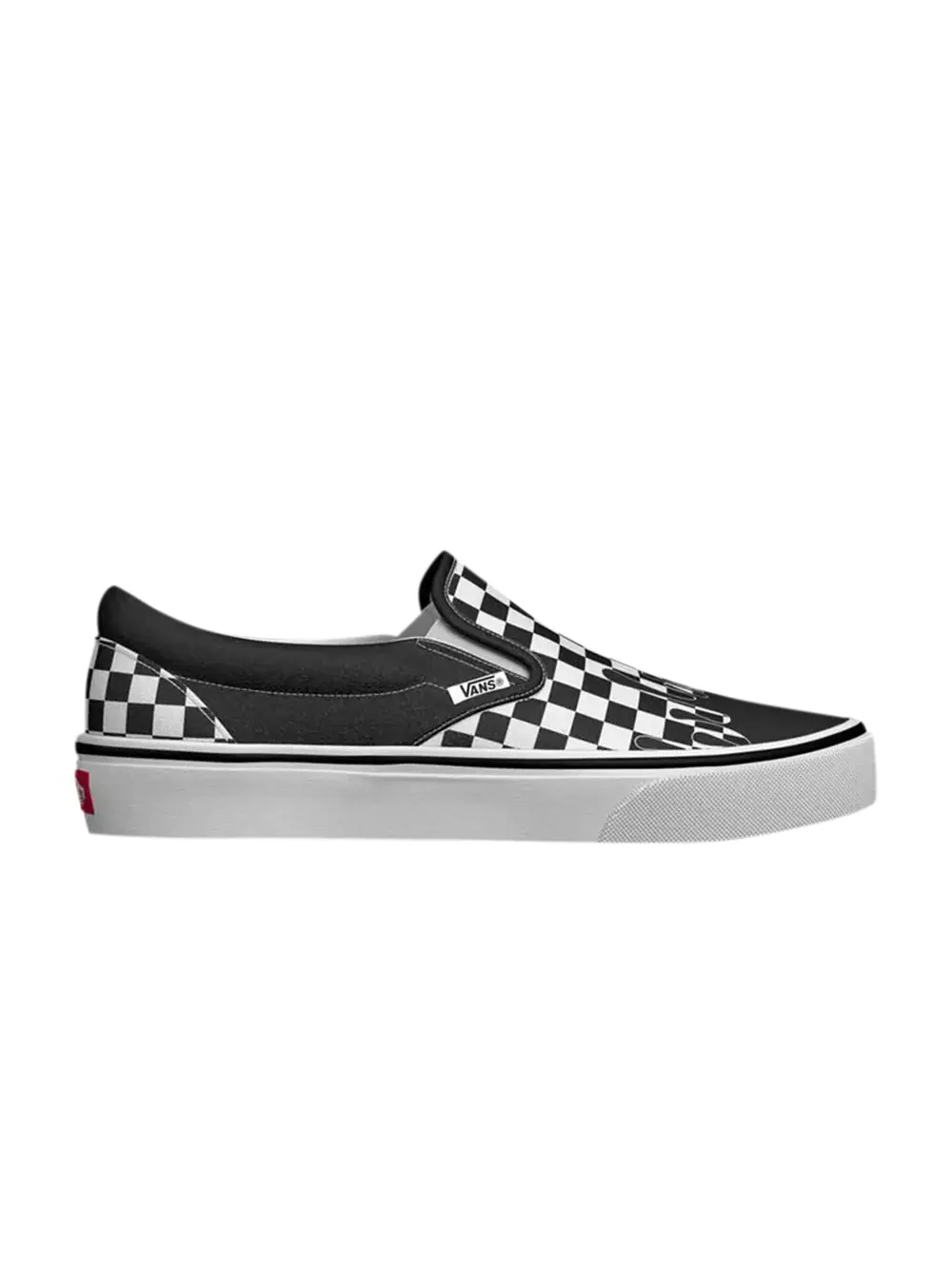 Классические слипоны Vans — изображение 1 из 1, черный/белый