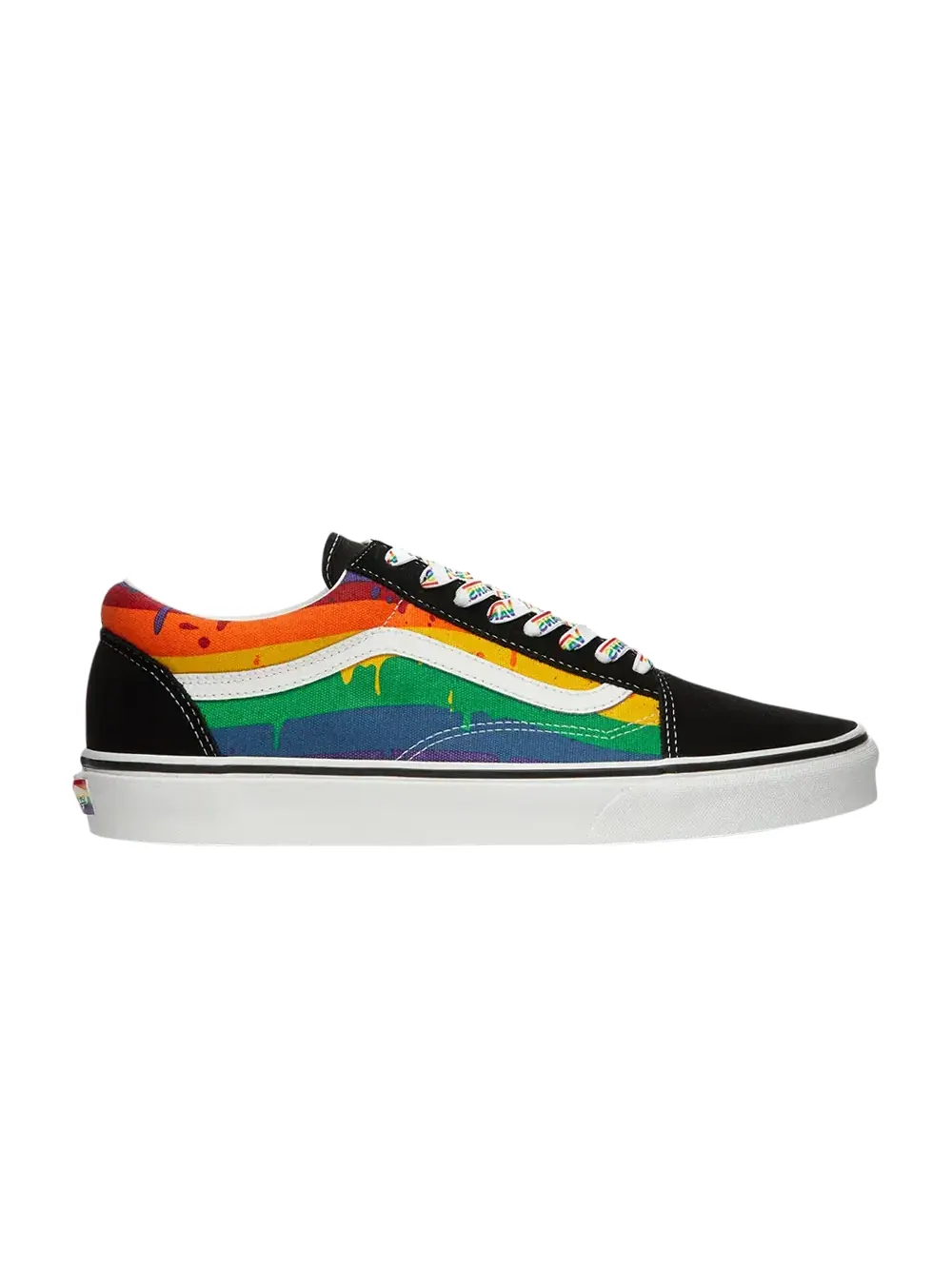 Кроссовки Old Skool Vans — изображение 1 из 1, черный/мульти-/белый