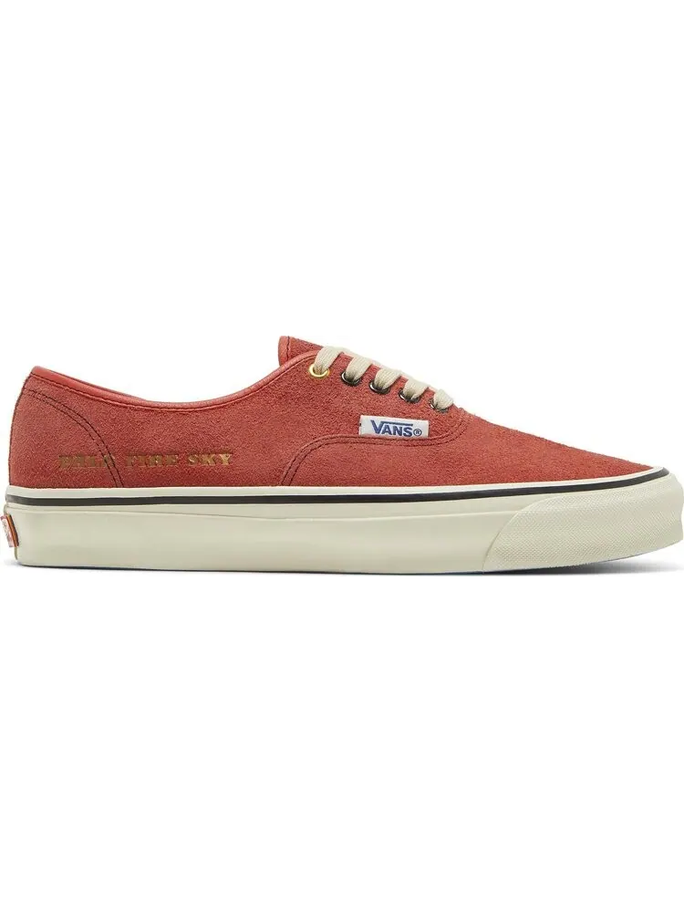 Кеды Vans Julian Klincewicz x Vault OG Authentic SP LX Pale Fire Sky - Cherry Tomato — изображение 2 из 9, красный