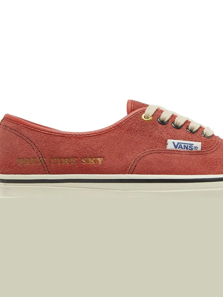 Кеды Vans Julian Klincewicz x Vault OG Authentic SP LX Pale Fire Sky - Cherry Tomato — изображение 3 из 9, красный