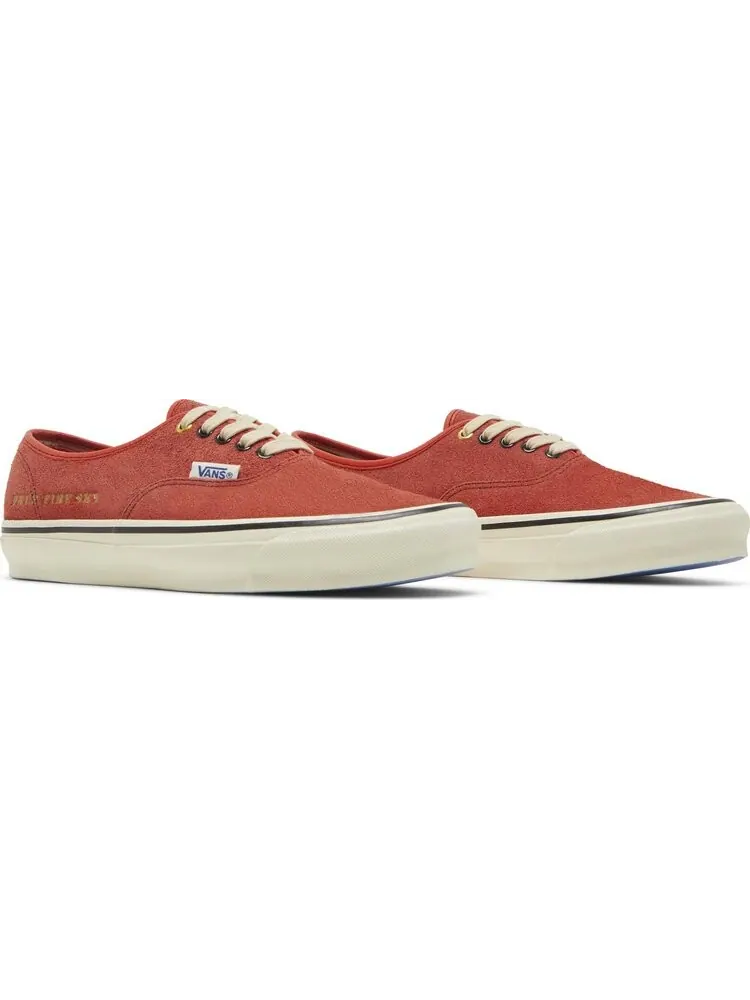 Кеды Vans Julian Klincewicz x Vault OG Authentic SP LX Pale Fire Sky - Cherry Tomato — изображение 9 из 9, красный