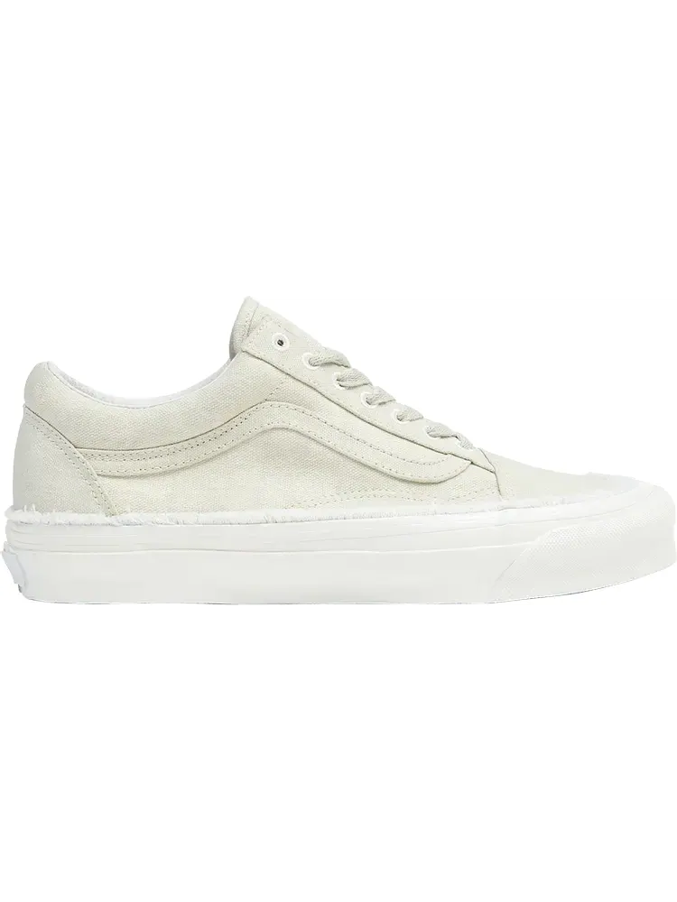 Кеды Vans OG Old Skool LX Raw Edge - Vintage White — изображение 1 из 1, белый