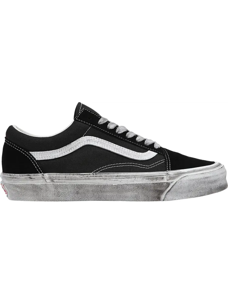 Кеды Vans OG Old Skool LX Stressed - Black White — изображение 1 из 1, черный
