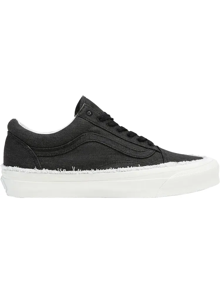 Кеды Vans OG Old Skool LX Raw Edge - Black — изображение 1 из 1, черный