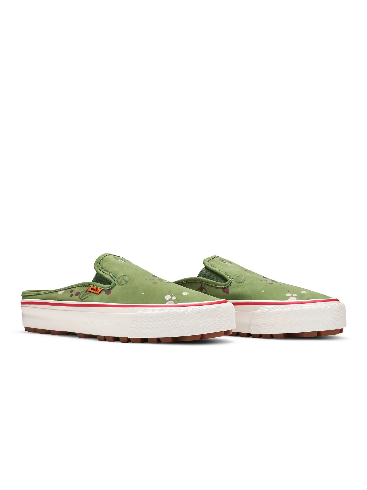Ботинки LQQK Studios x OG Mule LX Vans — изображение 8 из 8, зеленый/белый