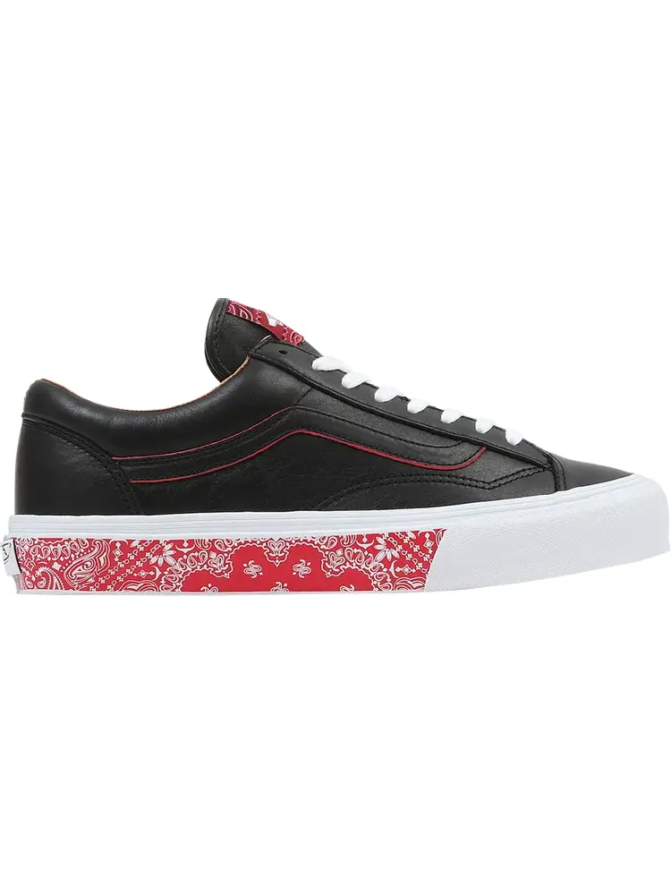Кеды Vans OG Style 36 LX Bandana - Black Racing Red — изображение 1 из 1, черный