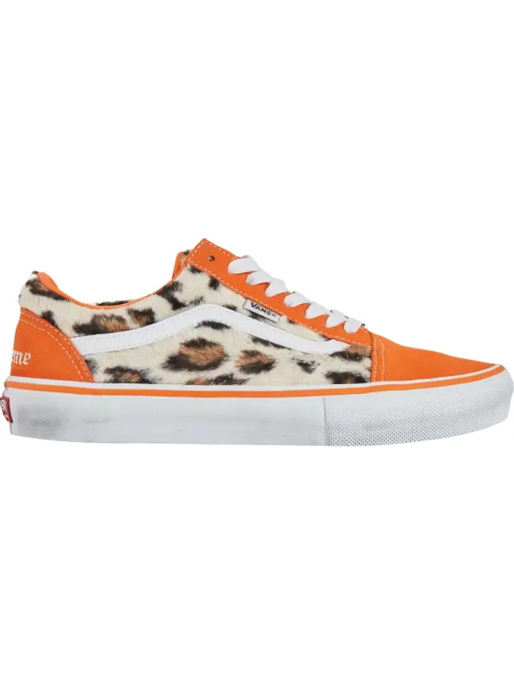 Кроссовки Supreme x Skate Old Skool 'Leopard Pack - Orange' — изображение 1 из 1, оранжевый